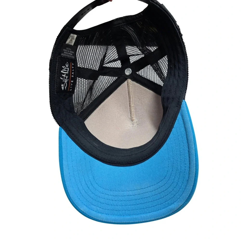 Salt Life Live Salty Shark Trucker Hat Blue White Black‎ Snapback SLY20004 Youth